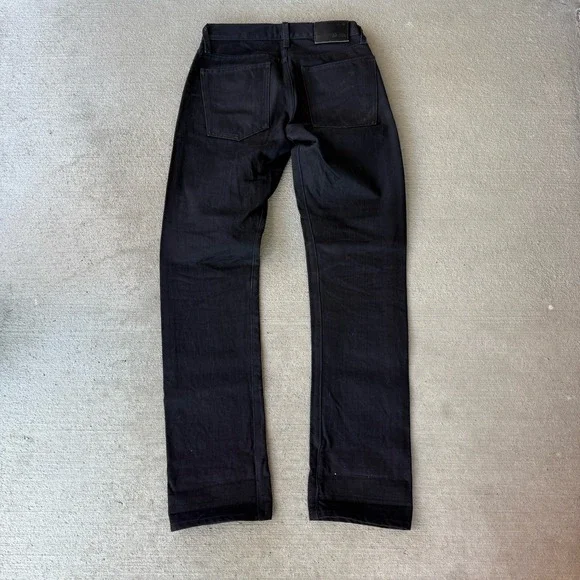 Taylor Stitch Slim Selvage Jeans 29x34 Black Japanese Denim Made in USA